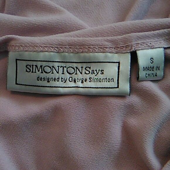 Simonton Says  by George Simonton Light Lilac Top - Picture 7 of 10